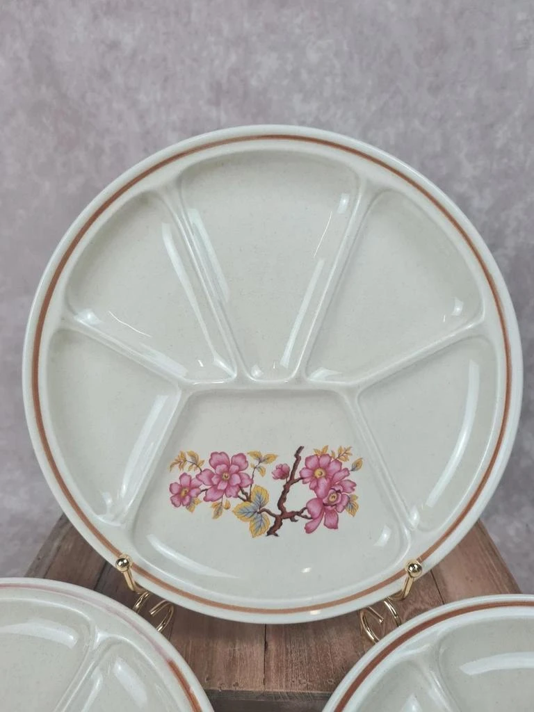 Platos compartimentados Gien vintage 🌸 Juego de 6 – photo 2